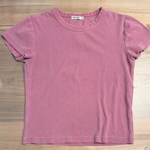 Lexi Rib Sun-In Crew Tee